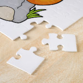 Fox met Scarf op Rock Legpuzzel (Zijkant)