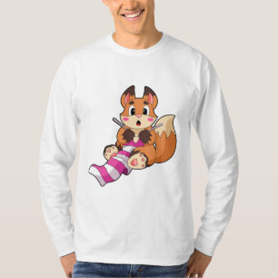 Fox met Scarf T-shirt