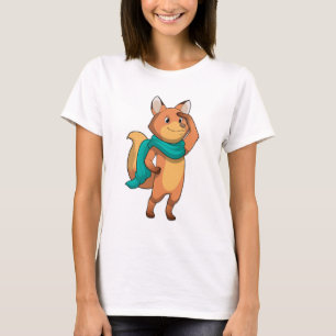 Fox met Scarf T-shirt