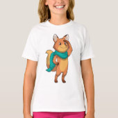 Fox met Scarf T-shirt (Voorkant)