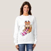Fox met Scarf Trui (Voorkant volledig)