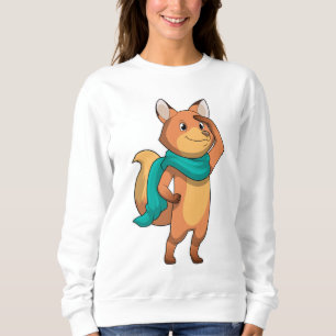 Fox met Scarf Trui