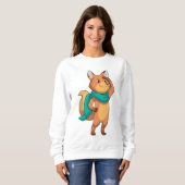 Fox met Scarf Trui (Voorkant volledig)