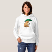 Fox met Umbrella Hoodie (Voorkant volledig)
