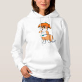 Fox met Umbrella Hoodie (Voorkant)