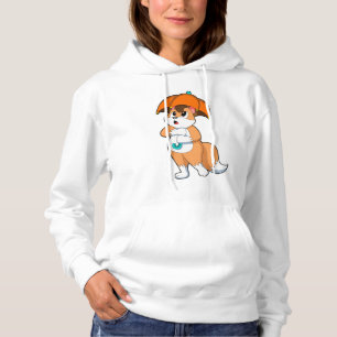 Fox met Umbrella Hoodie