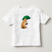 Fox met Umbrella Kinder Shirts (Voorkant)