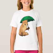 Fox met Umbrella T-shirt (Voorkant)