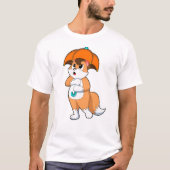 Fox met Umbrella T-shirt (Voorkant)