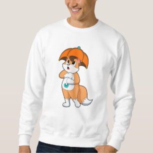 Fox met Umbrella Trui