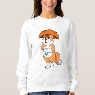 Fox met Umbrella Trui