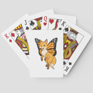 Fox met Wing Pokerkaarten