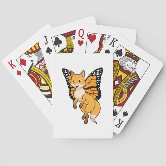Fox met Wing Pokerkaarten (Achterkant)