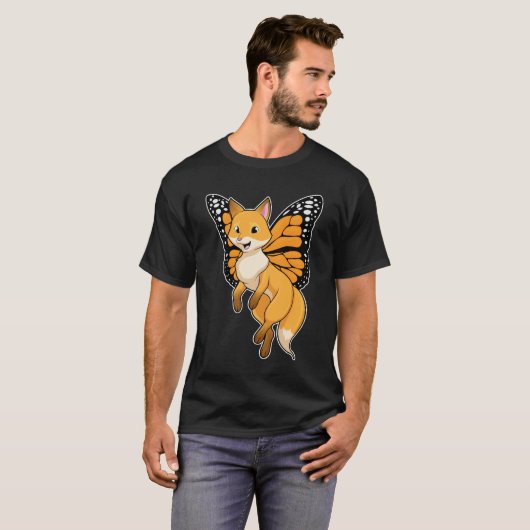 Fox met Wing T-shirt (Voorkant volledig)