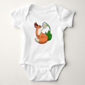 Fox met witte ventilator romper (Voorkant)