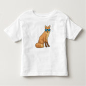 Fox met zonnebril kinder shirts (Voorkant)