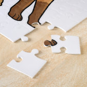 Fox met zonnebril legpuzzel (Zijkant)