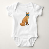 Fox met zonnebril romper (Voorkant)