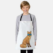 Fox met zonnebril schort (Gedragen)