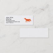 Fox Mini Visitekaartje (Voorkant / Achterkant)