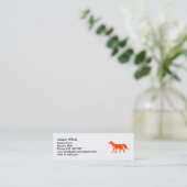 Fox Mini Visitekaartje (Staand voorkant)