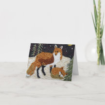 Fox Moeder en Cub Notecard
