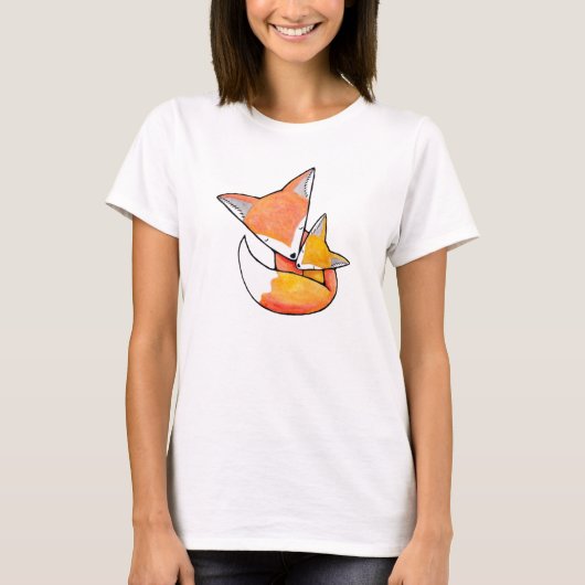 Fox Moederkind Fox grafisch T-shirt (Voorkant)