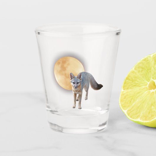 Fox Moon Shot Glass Shot Glas (Voorkant)