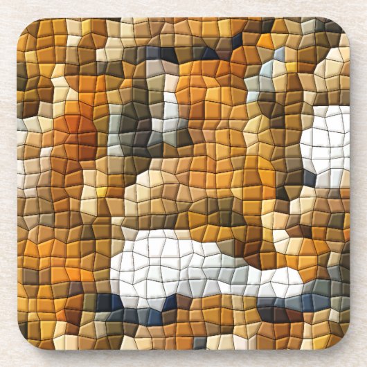 FOX MOSAIC BIER ONDERZETTER (Voorkant)