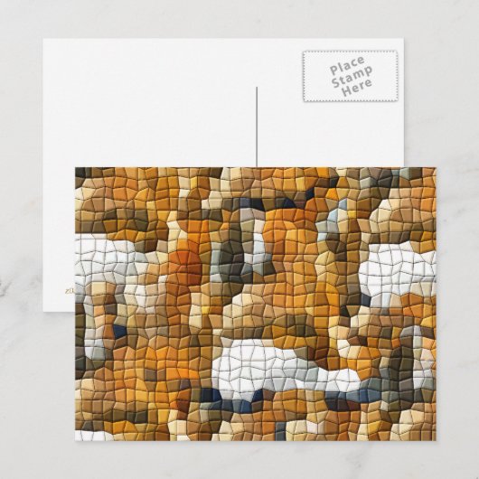 FOX MOSAIC BRIEFKAART (Voorkant / Achterkant)