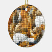 FOX MOSAIC KERAMISCH ORNAMENT (Links)