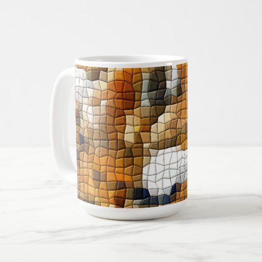 FOX MOSAIC KOFFIEMOK (Voorkant links)