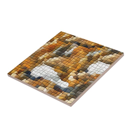 FOX MOSAIC TEGELTJE (Zijkant)