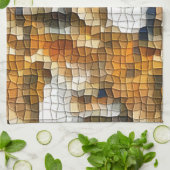 FOX MOSAIC THEEDOEK (Gevouwen)