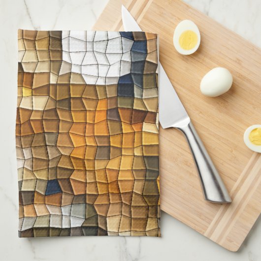 FOX MOSAIC THEEDOEK (Quarter Fold)