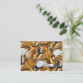 FOX MOSAIC VISITEKAARTJE (Staand voorkant)