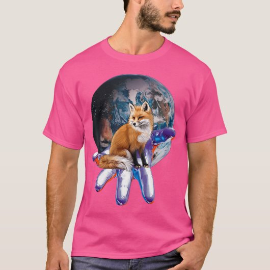 Fox Motif T-shirt (Voorkant)