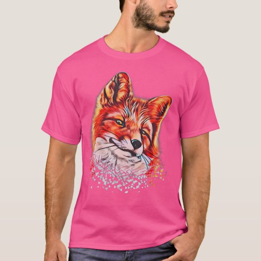 Fox Motif T-shirt (Voorkant)