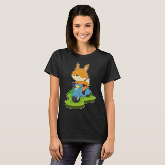 Fox-motorfiets T-shirt (Voorkant volledig)