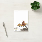 Fox Mouse Worm achteraf Post-it® Notes (Kantoor)