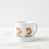 Fox mug espresso kop (Voorkant rechts)