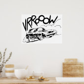 Fox Mustang poster (Keuken)