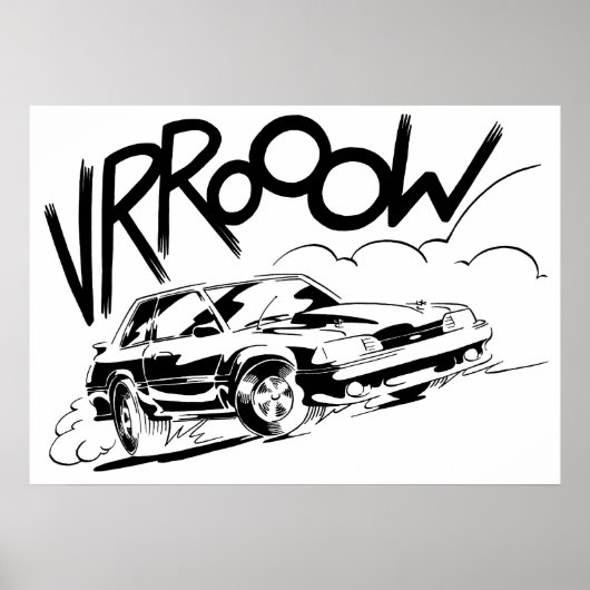 Fox Mustang poster (Voorkant)