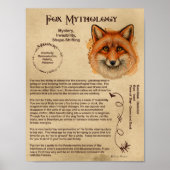 FOX MYTHOLOGY POSTER (Voorkant)