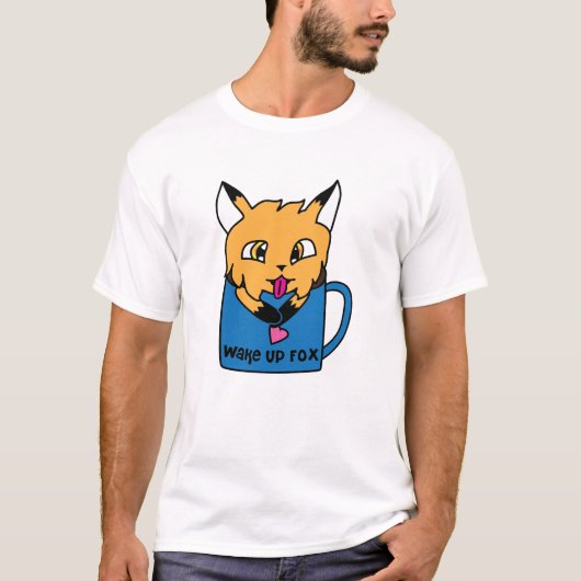 Fox N Mug T-shirt (Voorkant)