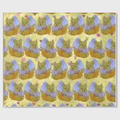 Fox named Dice Cadeaupapier (Vlak)