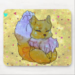 Fox named Dice Muismat<br><div class="desc">The Lucky Charms they are a group of very lucky and cute Friends of Animals with beautiful and colorful patterns spreading luck as they go along the road of happy life journey. Hi I'm a Fox from the universe of luck and my name is Dice just like the lucky Dice...</div>