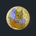 Fox named Dice Ronde Button 3,2 Cm<br><div class="desc">The Lucky Charms they are a group of very lucky and cute Friends of Animals with beautiful and colorful patterns spreading luck as they go along the road of happy life journey. Hi I'm a Fox from the universe of luck and my name is Dice just like the lucky Dice...</div>