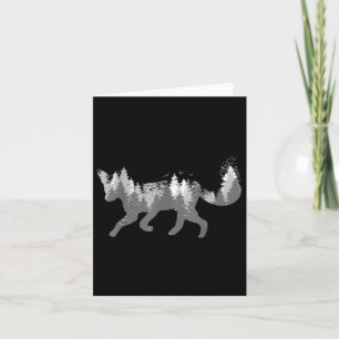Fox Natuur Outdoor Wandelen Camping Jachtcadeau Kaart