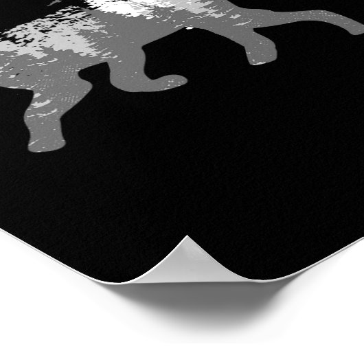 Fox Natuur Outdoor Wandelen Camping Jachtcadeau Poster (Hoek)